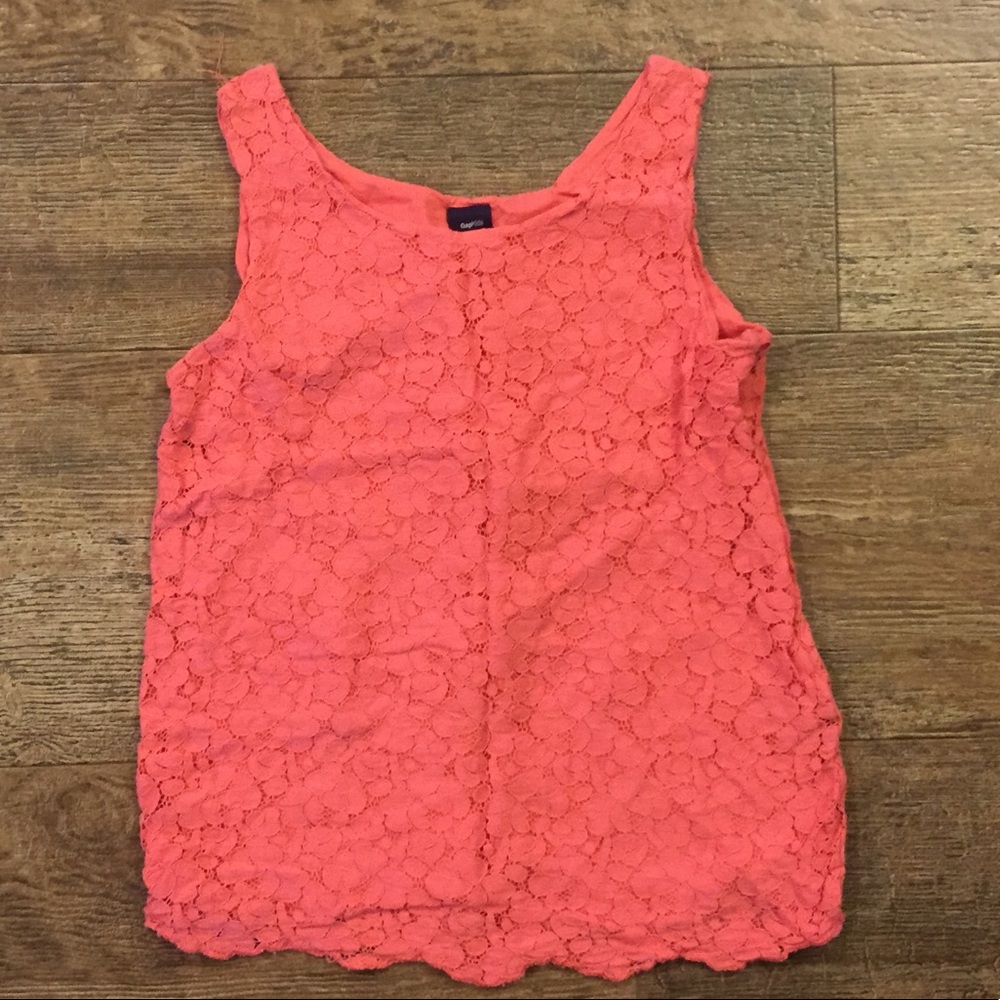 Gap kids lace tank top - Picture 1 of 3